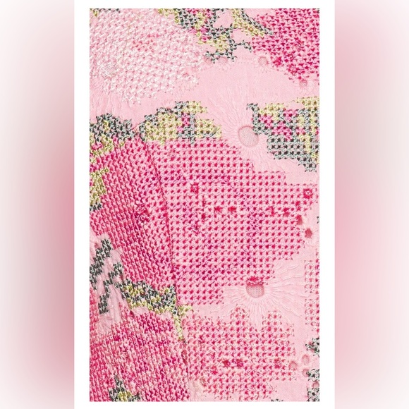 NWT - LOVE SHACK FANCY - THRESSEY DRESS IN FROSTED BERRY SIZE: 12 - Picture 6 of 16